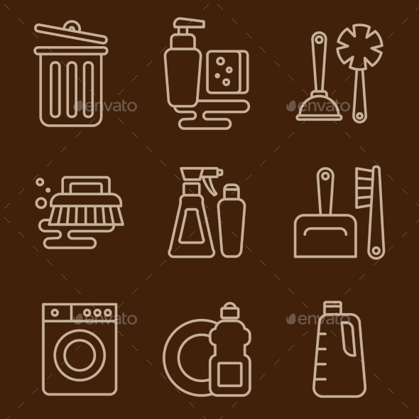 GraphicRiver Vector Icons Cleaning 11576558 GraphicRiver Vector Icons Cleaning 11576558