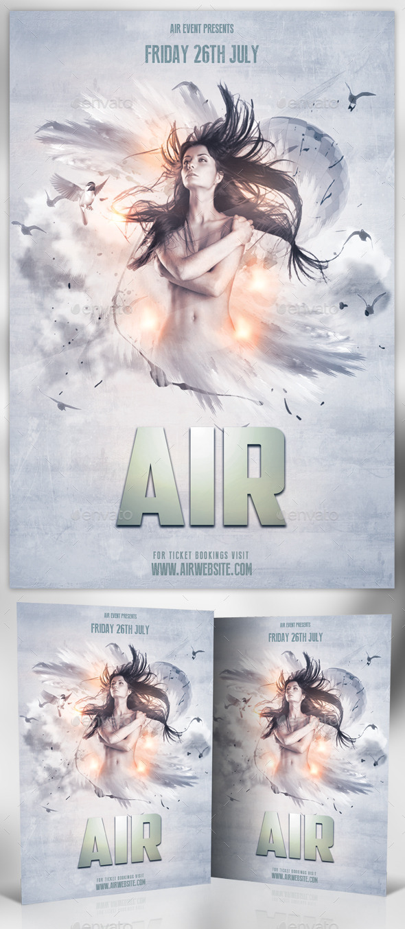 GraphicRiver Air Photoshop Flyer 11577754 GraphicRiver Air Photoshop Flyer 11577754