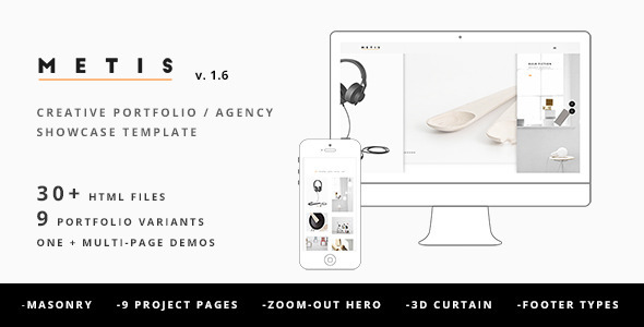 Metis - Creative Portfolio / Agency Template