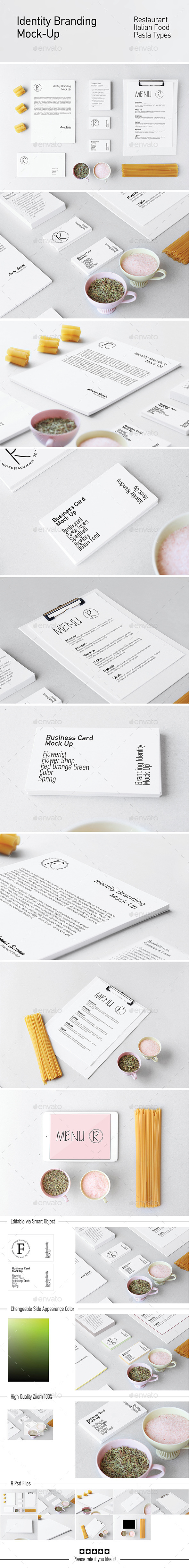 GraphicRiver Restaurant Identity Branding Mock-up II 11578859 GraphicRiver Restaurant Identity Branding Mock-up II 11578859