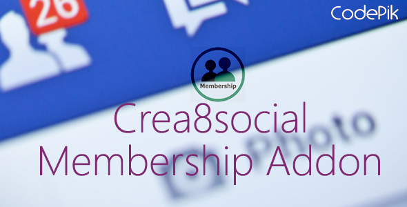 CodeCanyon Crea8social Membership Addon 11553369 CodeCanyon Crea8social Membership Addon 11553369