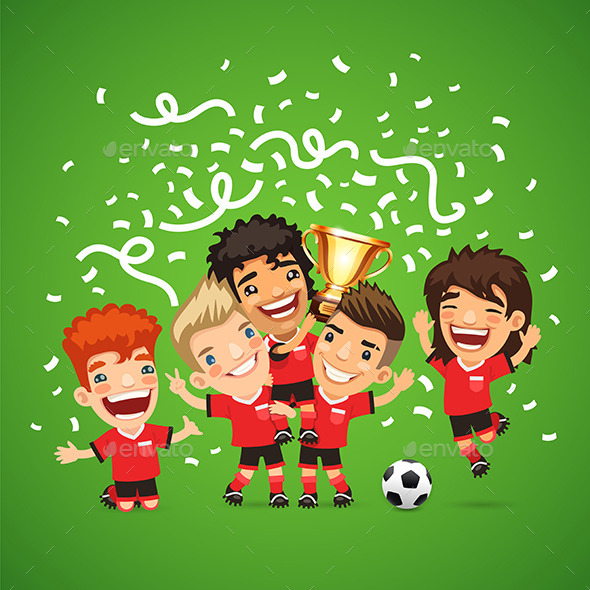 GraphicRiver Happy Soccer Champions with Winners Cup 11571934 GraphicRiver Happy Soccer Champions with Winners Cup 11571934