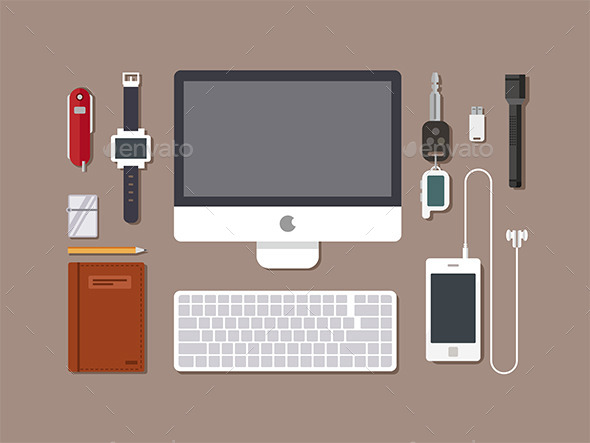GraphicRiver Office Workspace 11582082 GraphicRiver Office Workspace 11582082