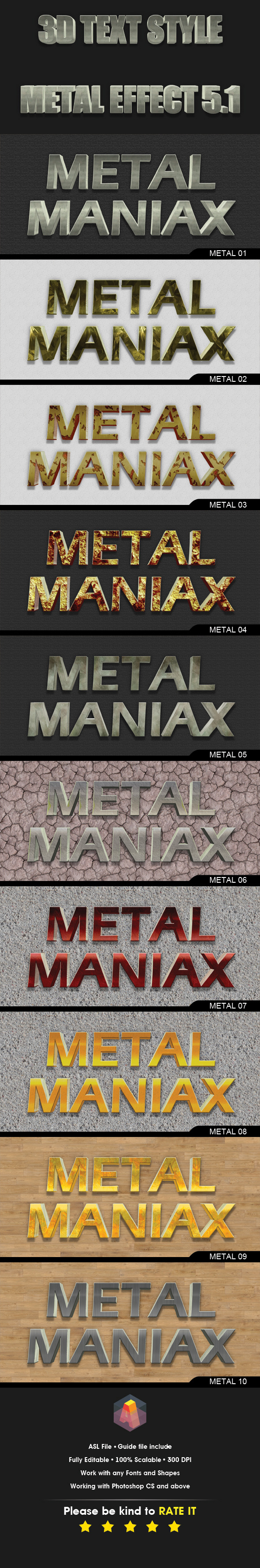 GraphicRiver 3D Metal Iron Text Styles 11582356 GraphicRiver 3D Metal Iron Text Styles 11582356