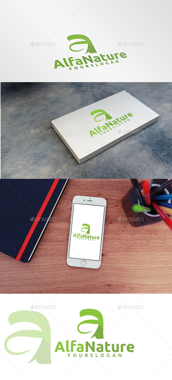 GraphicRiver Green Nature Letter A 11566232 GraphicRiver Green Nature Letter A 11566232