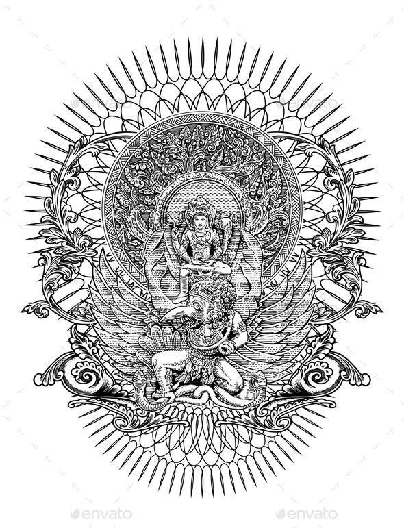 GraphicRiver Garuda Wisnu Kencana Illustration 11582770 GraphicRiver Garuda Wisnu Kencana Illustration 11582770