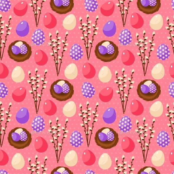 GraphicRiver Easter Seamless Pattern 11583059 GraphicRiver Easter Seamless Pattern 11583059