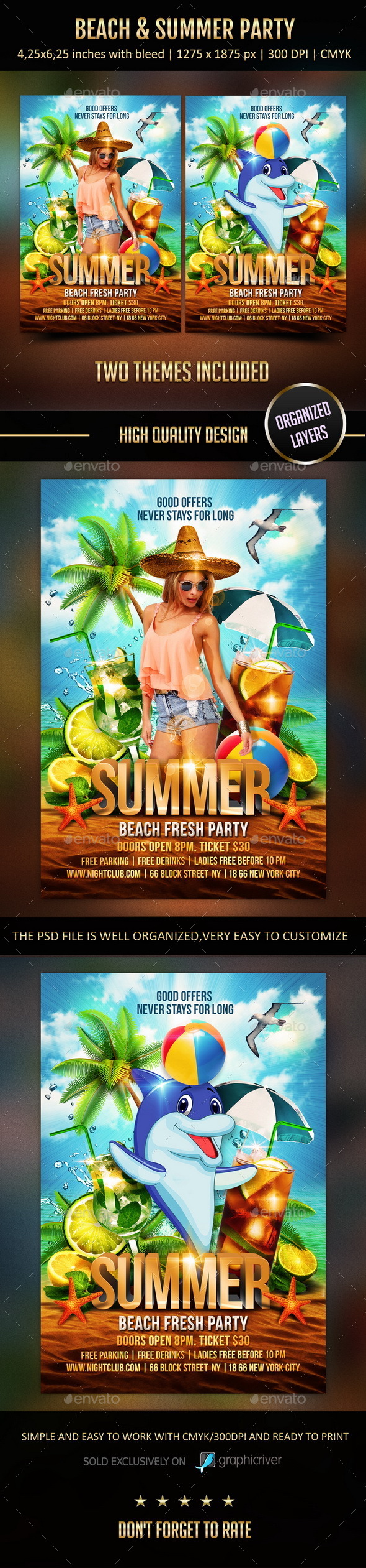 GraphicRiver Beach & Summer Party 11584729 GraphicRiver Beach & Summer Party 11584729