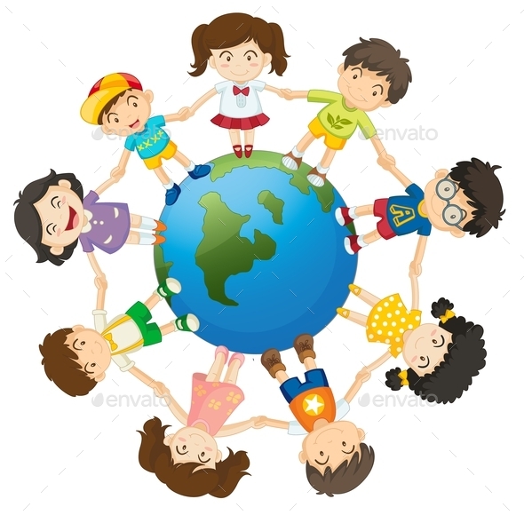 GraphicRiver Kids on the World 11585169 GraphicRiver Kids on the World 11585169