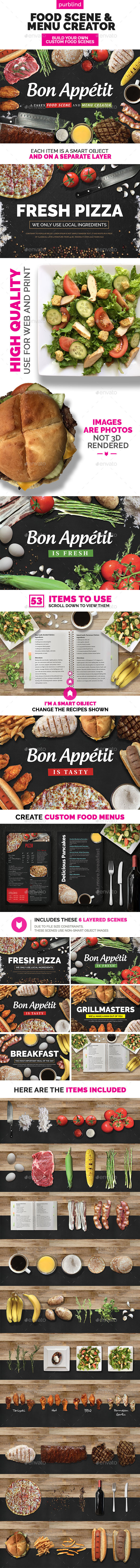 GraphicRiver Food Scene Menu Creator Bon Appetit 11585332 GraphicRiver Food Scene Menu Creator Bon Appetit 11585332