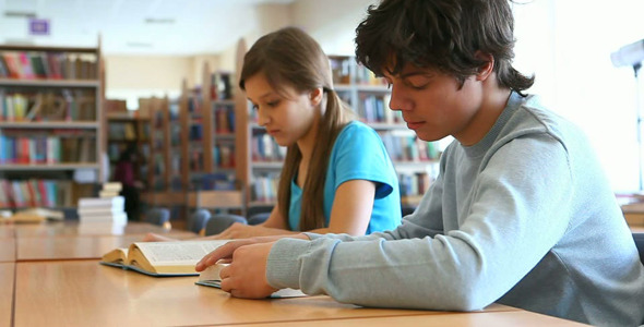 Teens at library Teens at library