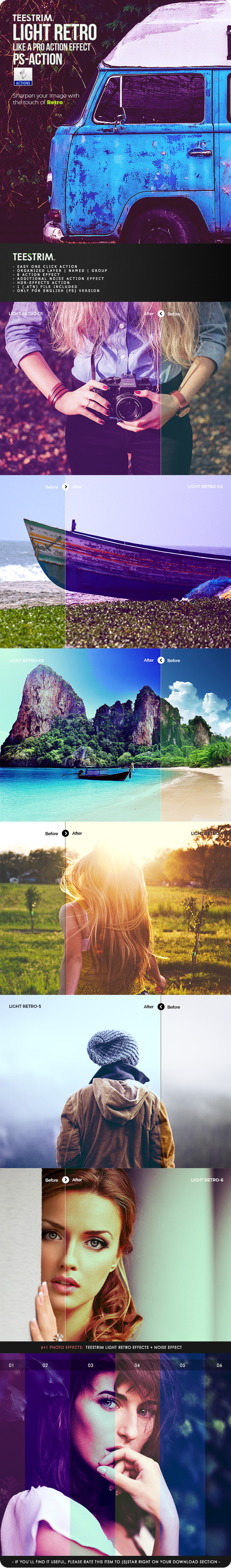GraphicRiver Light Retro Action Photo Effect 11585948 GraphicRiver Light Retro Action Photo Effect 11585948