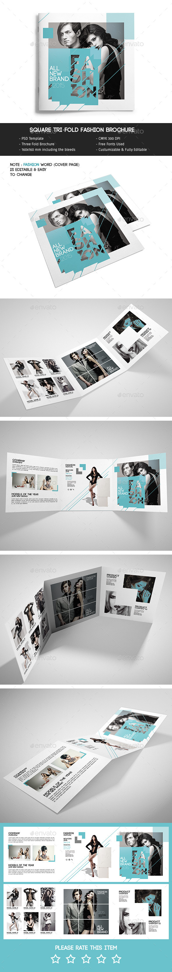 GraphicRiver Square Tri-Fold Fashion Brochure 11587366 GraphicRiver Square Tri-Fold Fashion Brochure 11587366