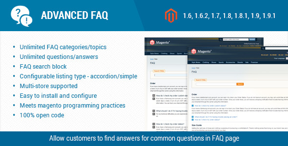 CodeCanyon Advanced FAQ Magento Extension 11589202 CodeCanyon Advanced FAQ Magento Extension 11589202