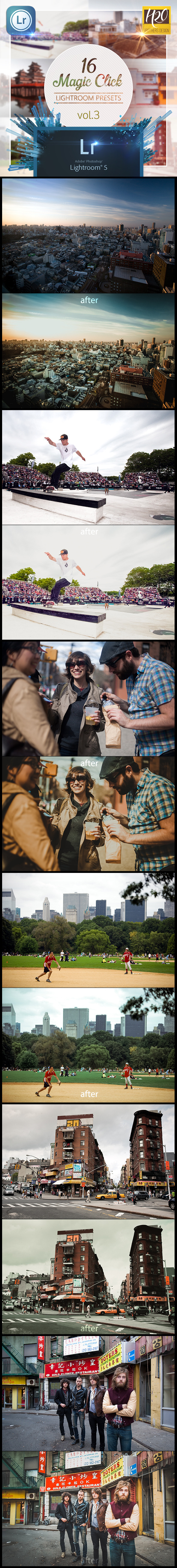 GraphicRiver Magic Click Lightroom Presets Vol 3 11589210 GraphicRiver Magic Click Lightroom Presets Vol 3 11589210