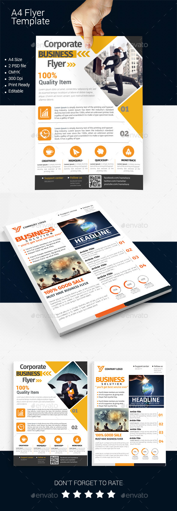 GraphicRiver A4 Business Flyer Template 01 11591233 GraphicRiver A4 Business Flyer Template 01 11591233