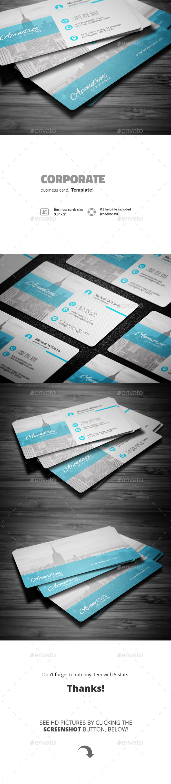 GraphicRiver Corporate Business Card 11591395 GraphicRiver Corporate Business Card 11591395