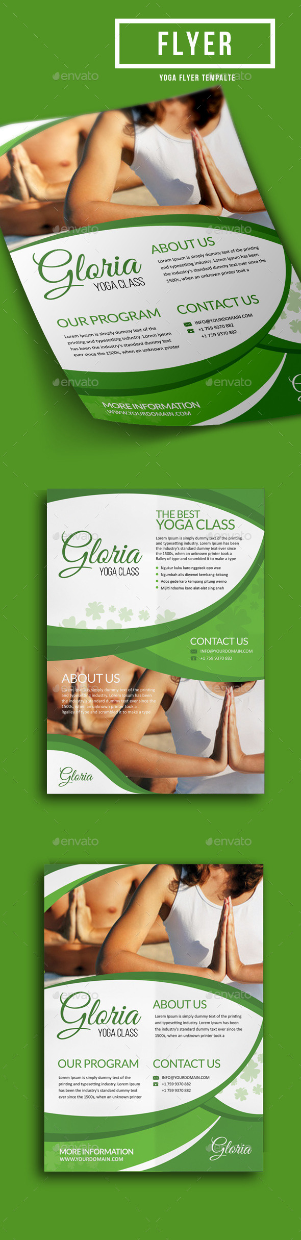 GraphicRiver Yoga Class Flyer Template 11363558 GraphicRiver Yoga Class Flyer Template 11363558