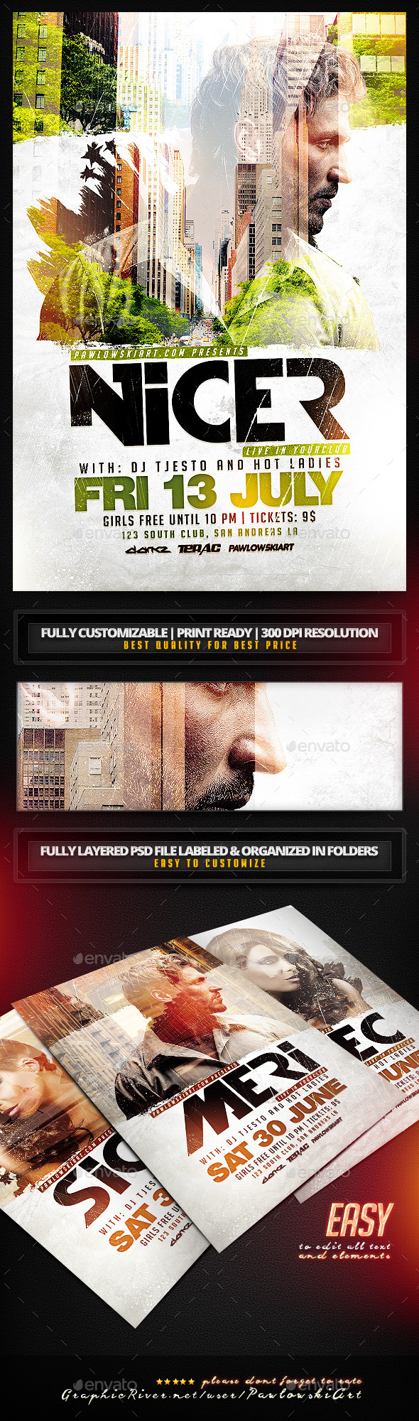 GraphicRiver Double Exposure Flyer Template 11591809 GraphicRiver Double Exposure Flyer Template 11591809