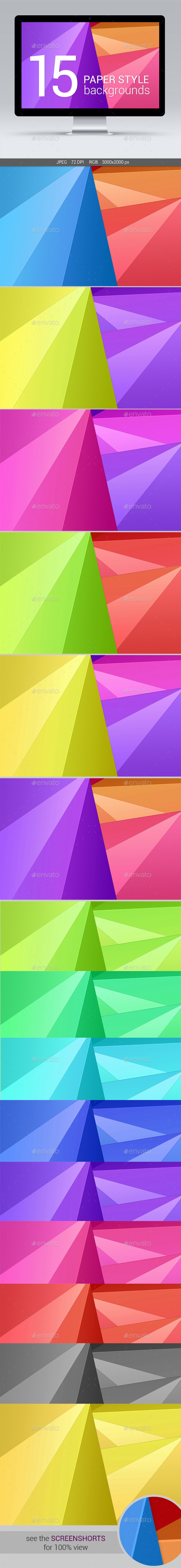 GraphicRiver 15 Paper Style Backgrounds 11592675 GraphicRiver 15 Paper Style Backgrounds 11592675