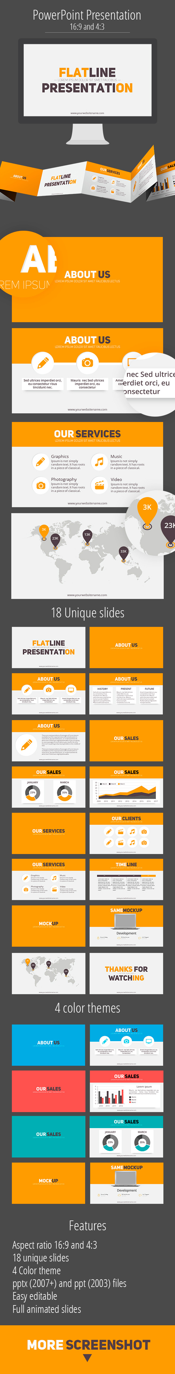 GraphicRiver Flat line business presentation 11592814 GraphicRiver Flat line business presentation 11592814