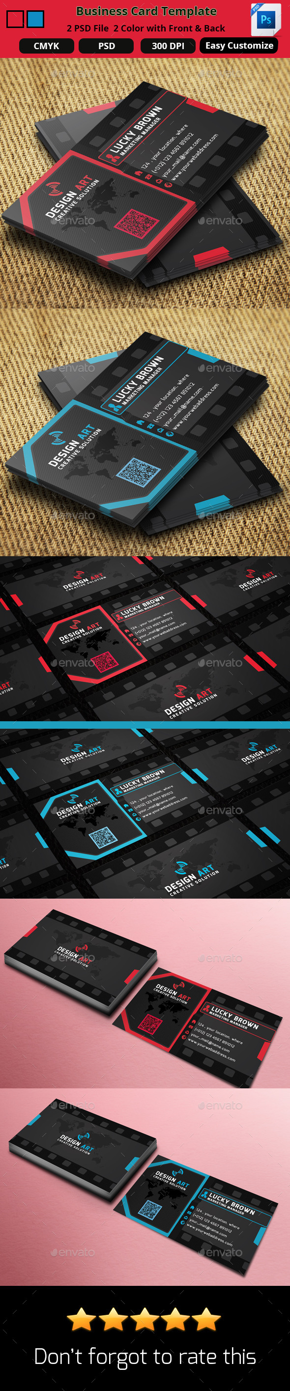 GraphicRiver Creative Business Card 111 11494148 GraphicRiver Creative Business Card 111 11494148