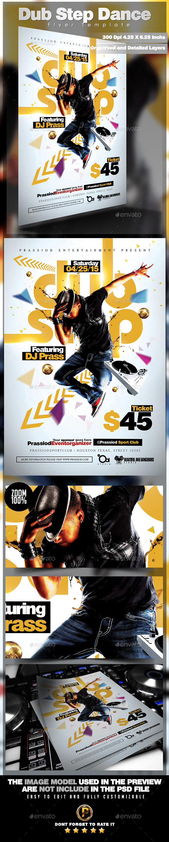 GraphicRiver Dub Step Dance Flyer Template 11593245 GraphicRiver Dub Step Dance Flyer Template 11593245