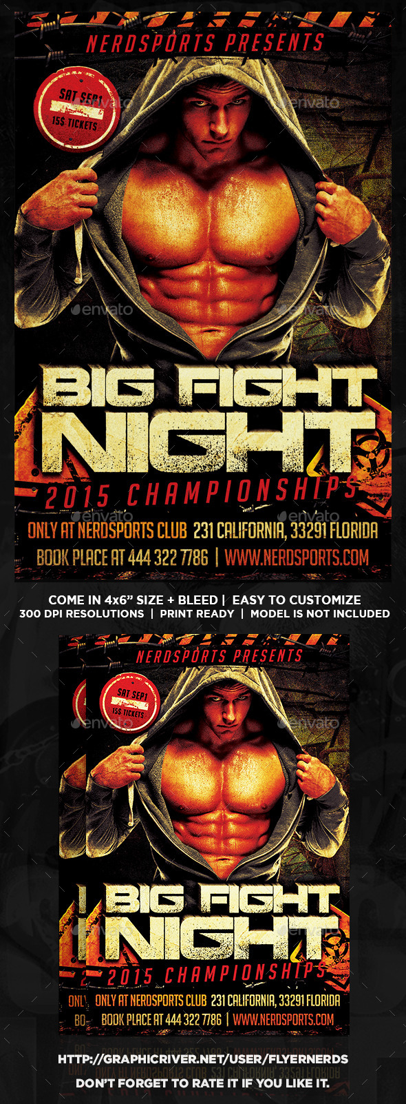 GraphicRiver Big Fight Night 2015 Championships 11593689 GraphicRiver Big Fight Night 2015 Championships 11593689