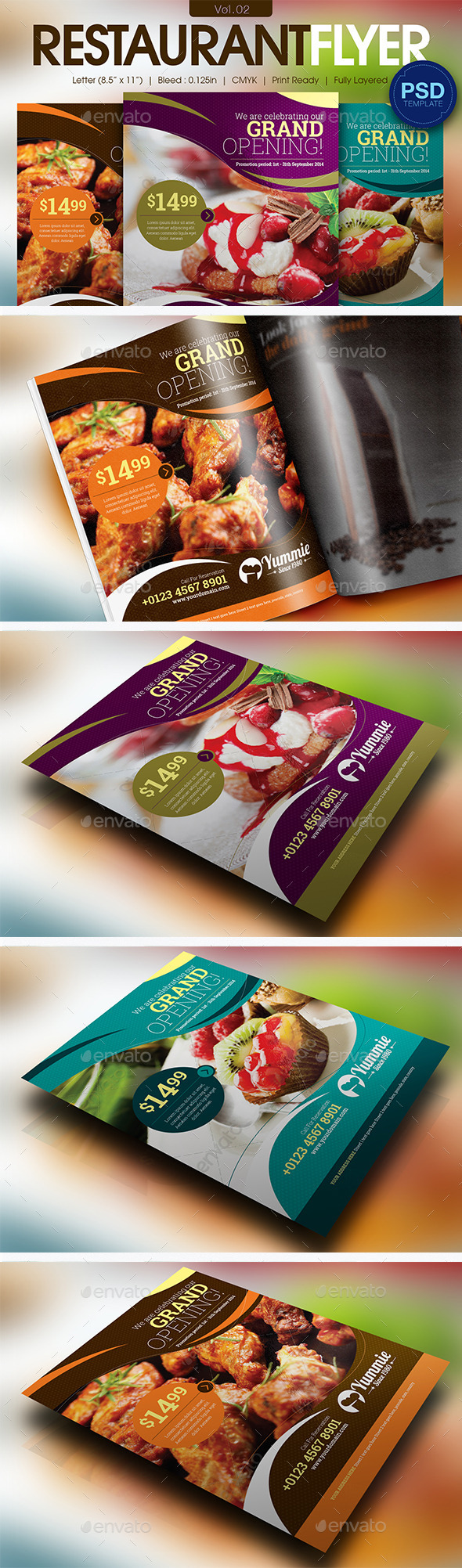 GraphicRiver Restaurant Flyer Vol.02 11595832 GraphicRiver Restaurant Flyer Vol.02 11595832