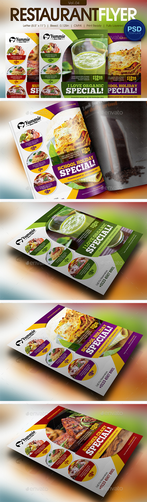 GraphicRiver Restaurant Flyer Vol.04 11596077 GraphicRiver Restaurant Flyer Vol.04 11596077