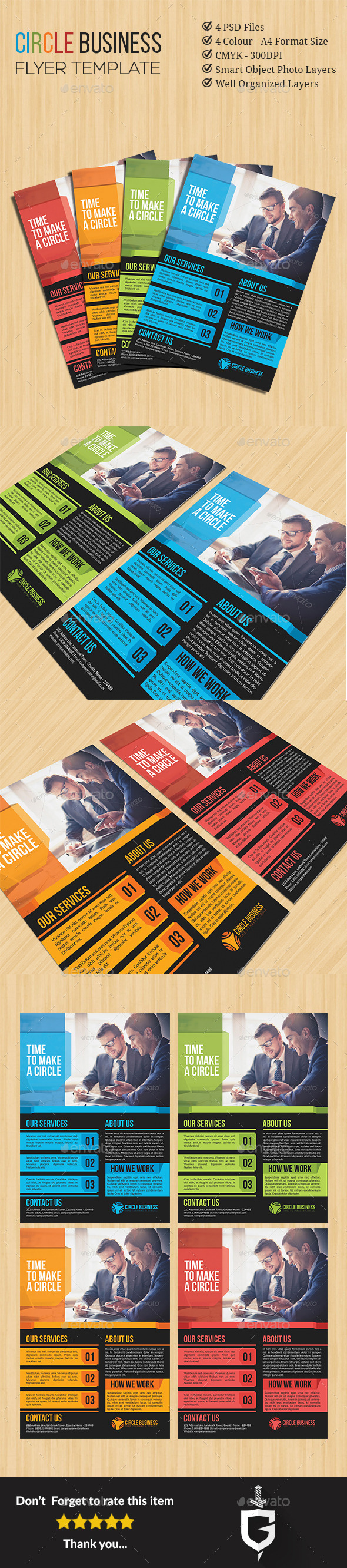 GraphicRiver Circle Company Flyer Template 11596099 GraphicRiver Circle Company Flyer Template 11596099