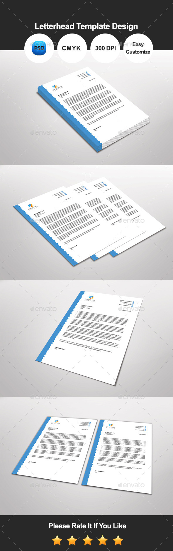GraphicRiver Dotglear Letterhead Template Design 11596131 GraphicRiver Dotglear Letterhead Template Design 11596131