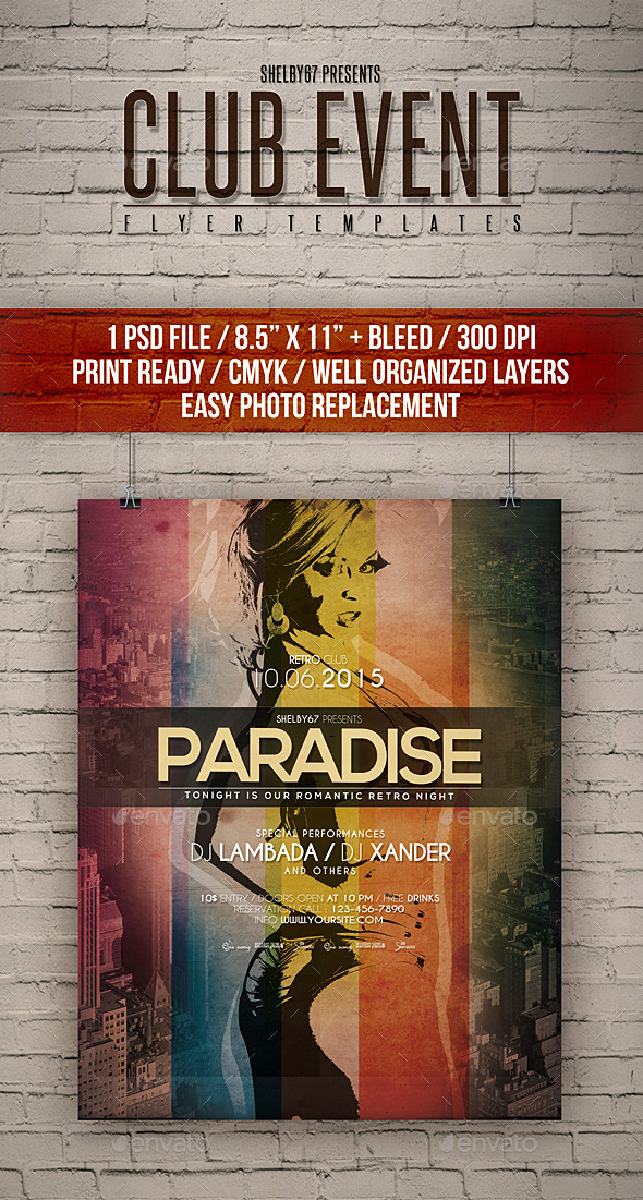 GraphicRiver Club Event Flyer Templates 11600052 GraphicRiver Club Event Flyer Templates 11600052