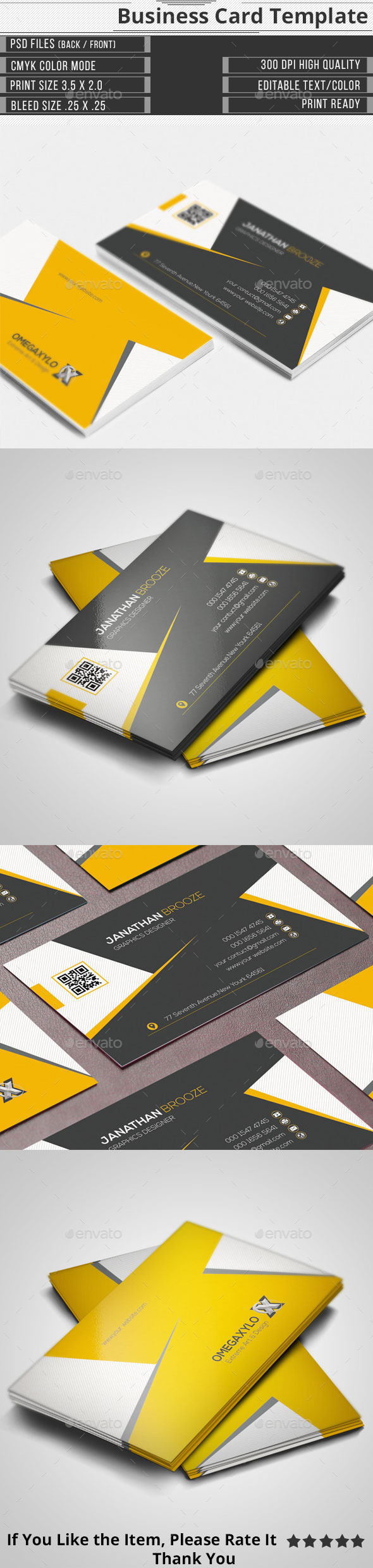 GraphicRiver Corporate Business Card 11601565 GraphicRiver Corporate Business Card 11601565