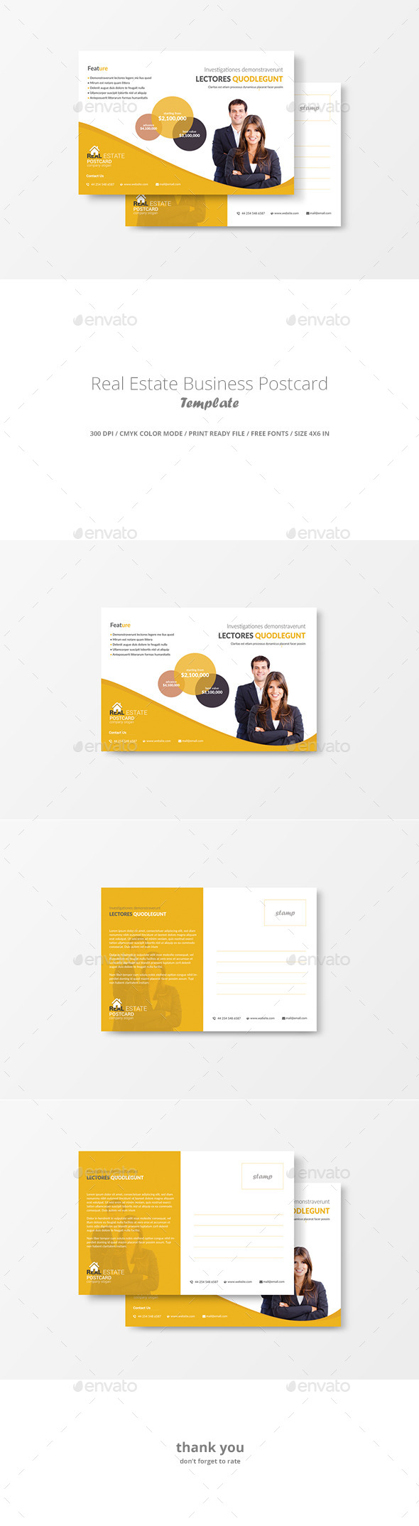 GraphicRiver Real Estate Business Postcard Template 11602267 GraphicRiver Real Estate Business Postcard Template 11602267