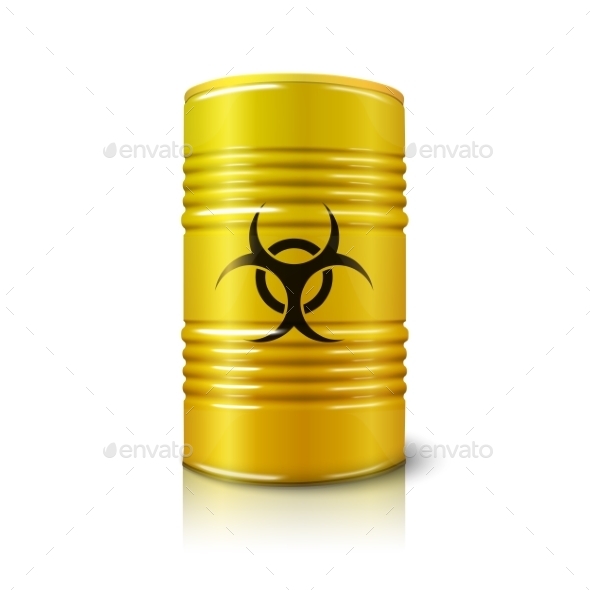 GraphicRiver Barrel with Biohazard 11604602 GraphicRiver Barrel with Biohazard 11604602