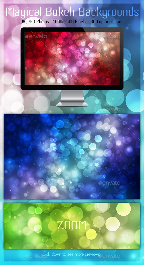 GraphicRiver Magical Bokeh Backgrounds 11605580 GraphicRiver Magical Bokeh Backgrounds 11605580