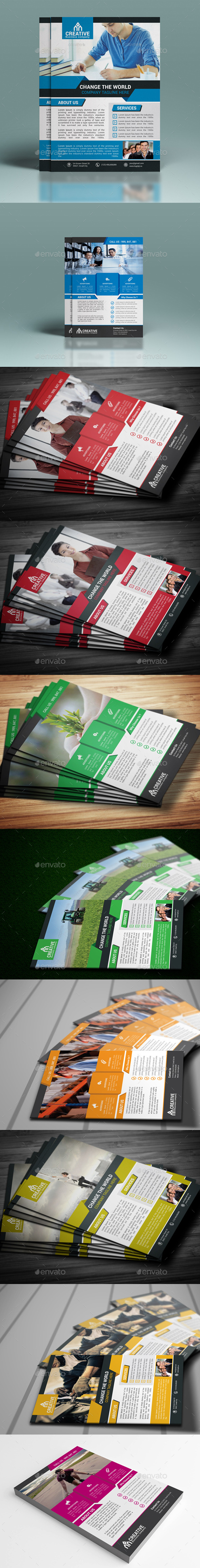 GraphicRiver Corporate Flyer Bundle 11608381 GraphicRiver Corporate Flyer Bundle 11608381