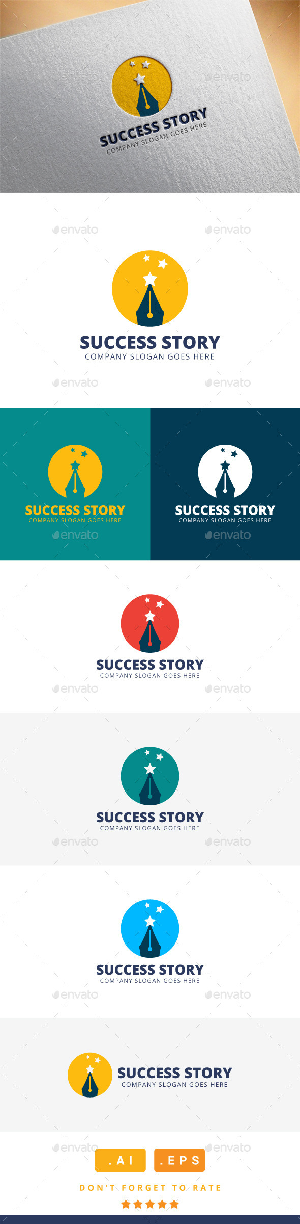GraphicRiver Success Story Logo 11608751 GraphicRiver Success Story Logo 11608751