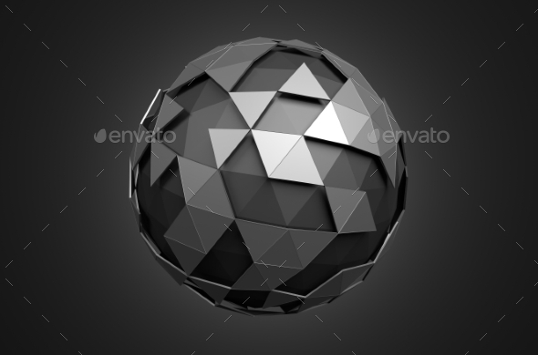 GraphicRiver Low Poly Sphere With Chaotic Structure 11608785 GraphicRiver Low Poly Sphere With Chaotic Structure 11608785
