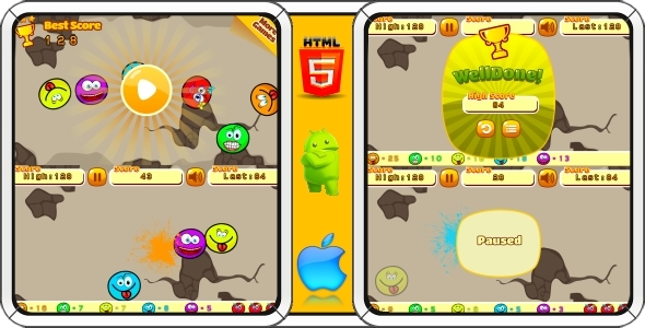 CodeCanyon Smiles HTML5 Mobile Game Capx 11609098 CodeCanyon Smiles HTML5 Mobile Game Capx 11609098