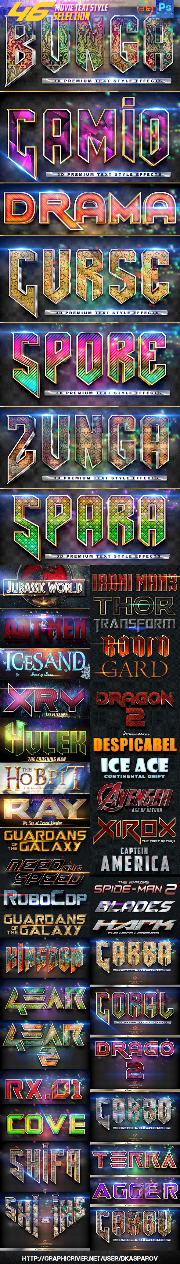 GraphicRiver 46 Movie Style Selection Bundle 11610148 GraphicRiver 46 Movie Style Selection Bundle 11610148