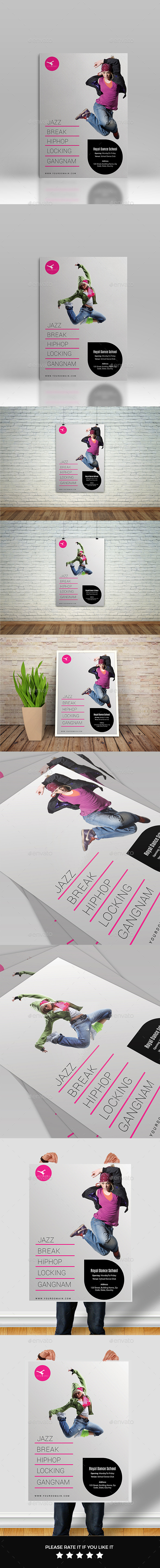 GraphicRiver Dancing Flyers 11610575 GraphicRiver Dancing Flyers 11610575