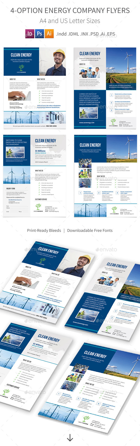GraphicRiver Energy Company Flyers 4 Options 11610854 GraphicRiver Energy Company Flyers 4 Options 11610854