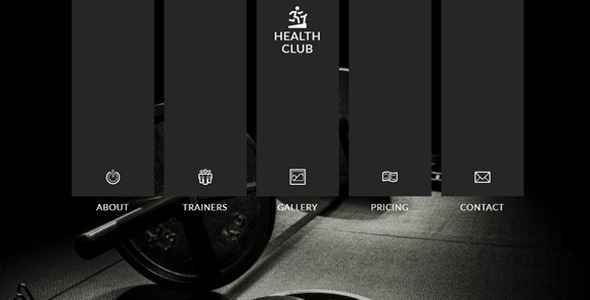 Health Club Muse Template