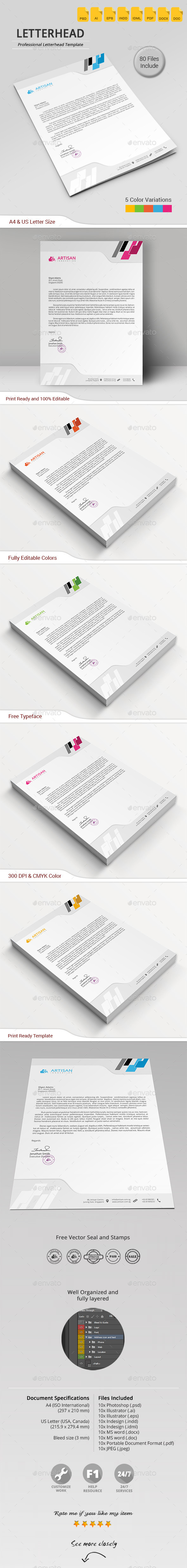 GraphicRiver Letterhead 11612278 GraphicRiver Letterhead 11612278