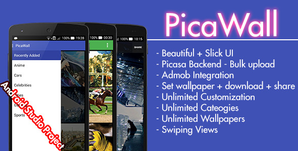 PicaWall - HD Wallpaper Gallery with Picasa Backend