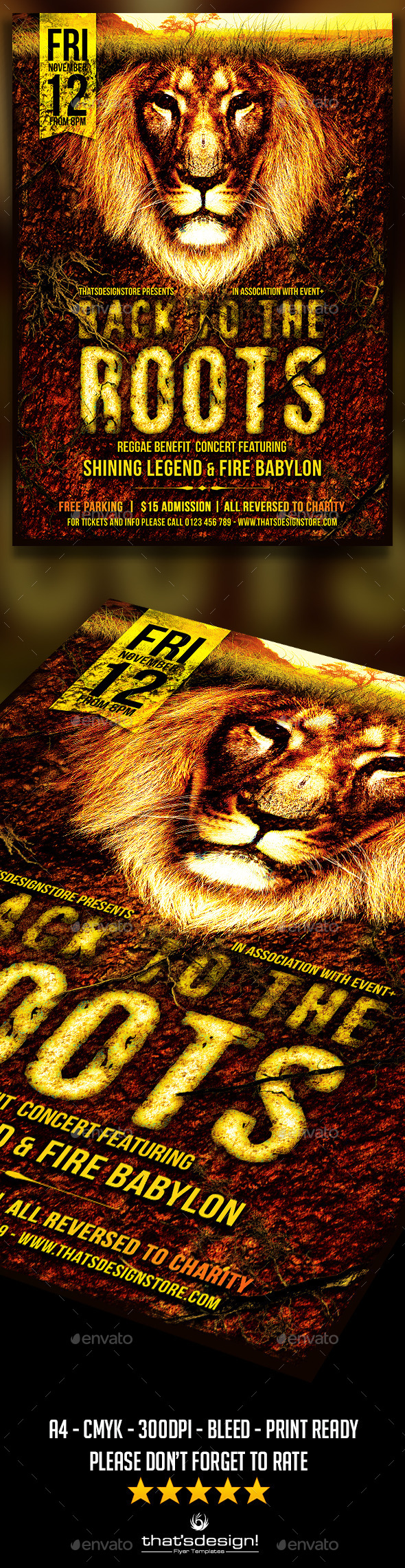 GraphicRiver Reggae Flyer Poster Template V5 11614771 GraphicRiver Reggae Flyer Poster Template V5 11614771