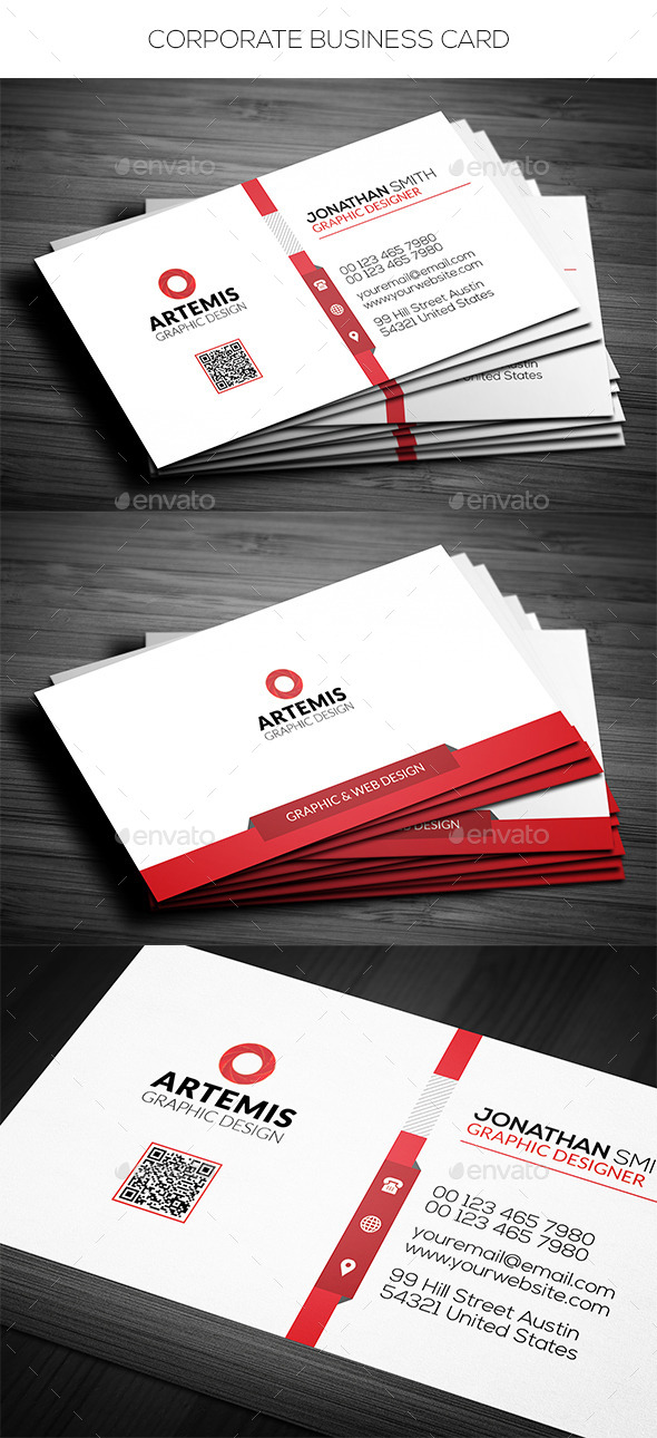 GraphicRiver Simple Corporate Business Card 11614799 GraphicRiver Simple Corporate Business Card 11614799