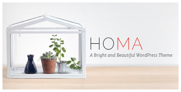 Homa - A Bright and Beautiful WordPress Theme